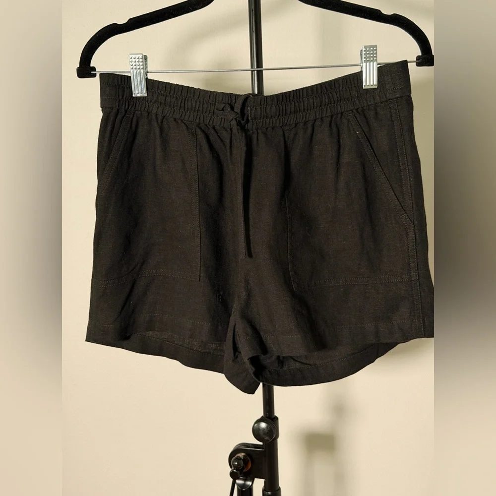 NWT JCrew Factory Linen-blend drawstring short